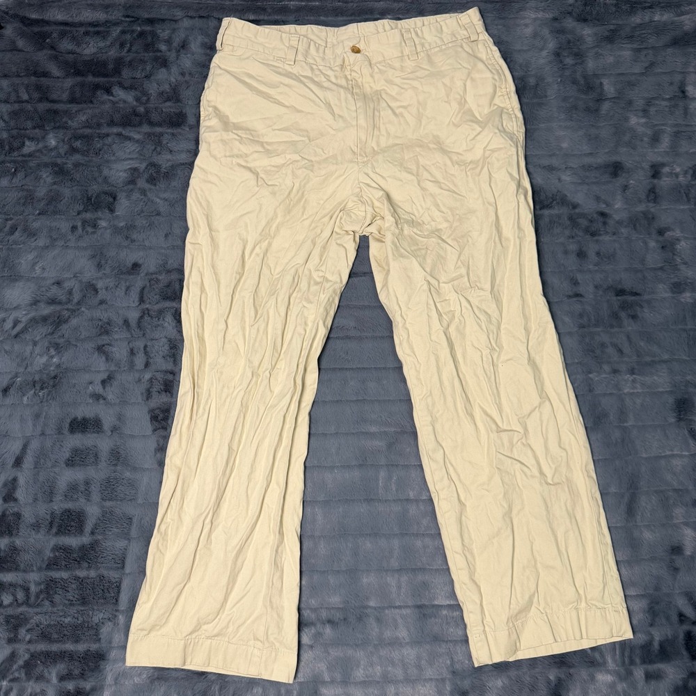 Bills Khakis M2 Trousers Mens 34 Khaki Tan Cotton Twill Classic Fit Made in USA